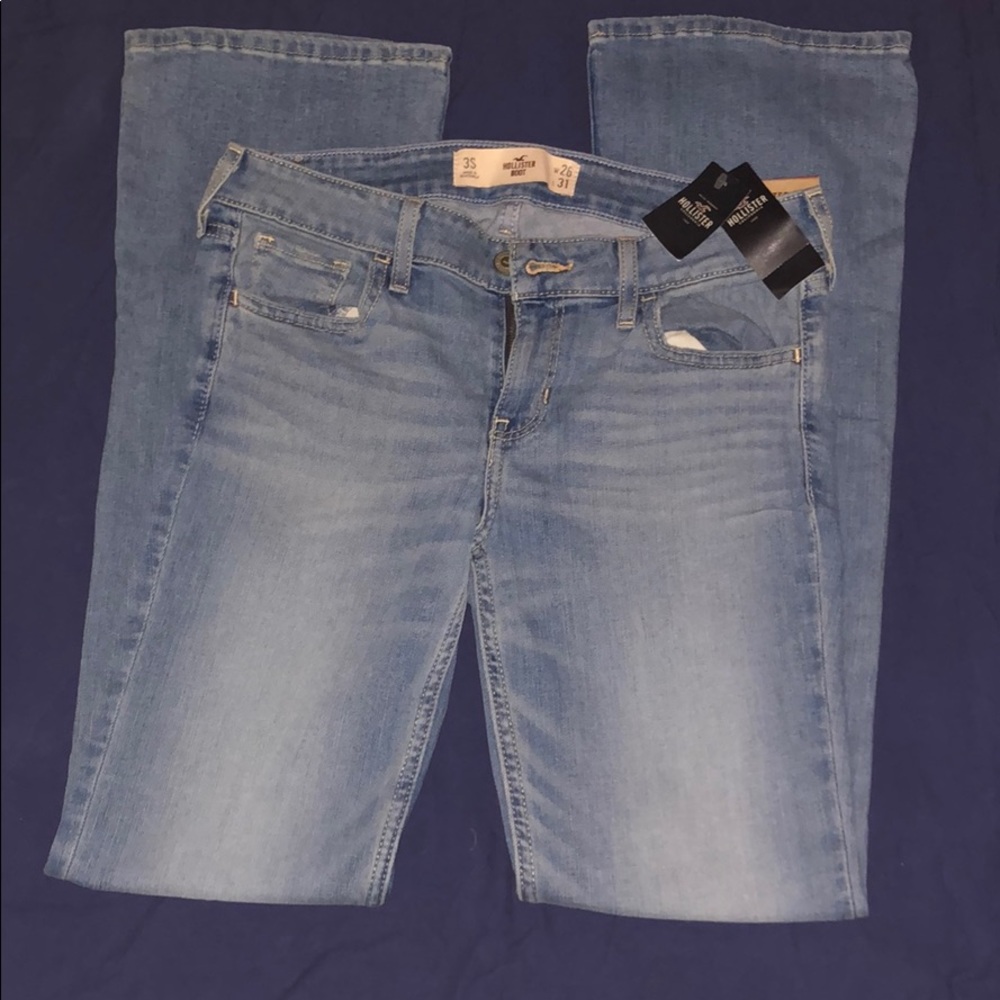 NEW boot cut hollister jeans